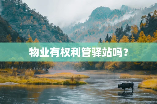 物业有权利管驿站吗？