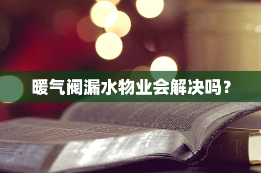 暖气阀漏水物业会解决吗？
