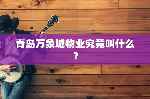 青岛万象城物业究竟叫什么？
