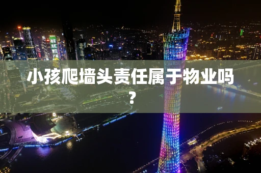 小孩爬墙头责任属于物业吗？
