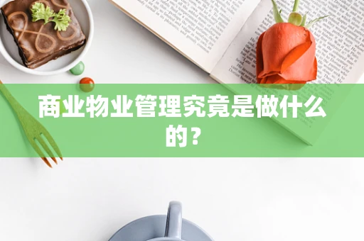 商业物业管理究竟是做什么的？