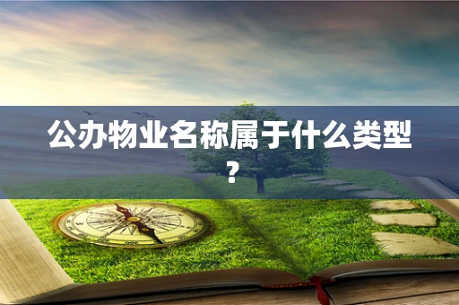 公办物业名称属于什么类型？