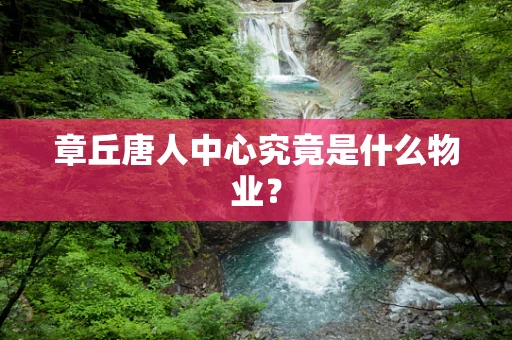 章丘唐人中心究竟是什么物业？