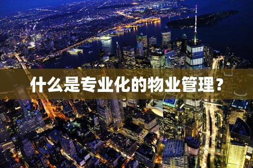 什么是专业化的物业管理？
