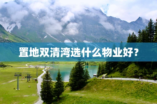 置地双清湾选什么物业好？