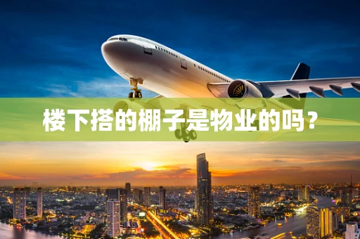 楼下搭的棚子是物业的吗？