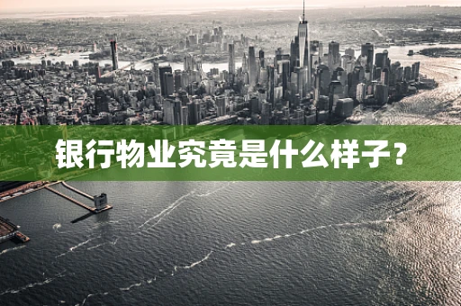 银行物业究竟是什么样子？