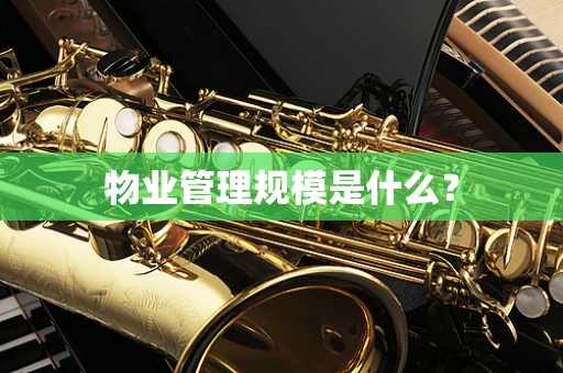 物业管理规模是什么？