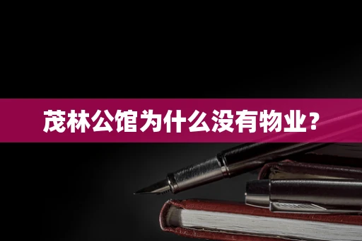 茂林公馆为什么没有物业？