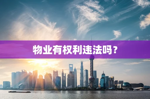 物业有权利违法吗？