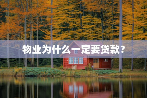 物业为什么一定要贷款？