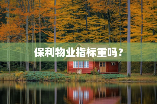 保利物业指标重吗？