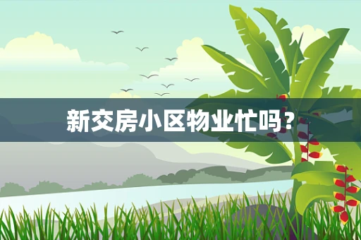 新交房小区物业忙吗？