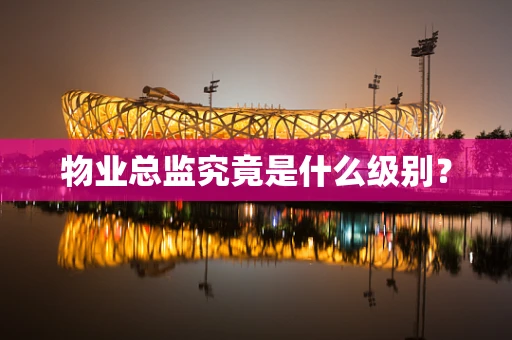 物业总监究竟是什么级别？