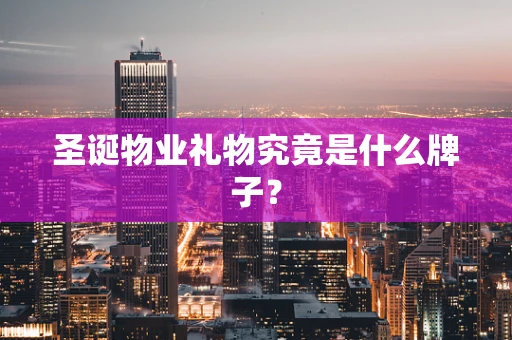 圣诞物业礼物究竟是什么牌子？