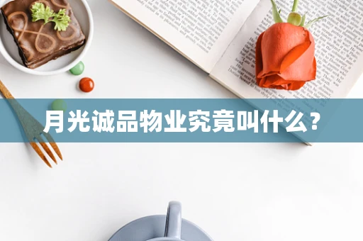 月光诚品物业究竟叫什么？