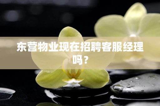 东营物业现在招聘客服经理吗？
