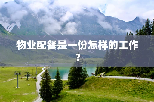 物业配餐是一份怎样的工作？