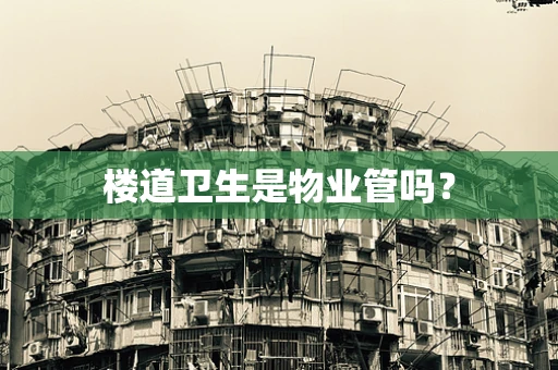 楼道卫生是物业管吗？