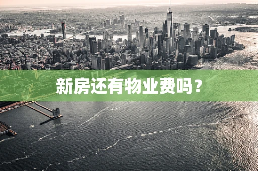 新房还有物业费吗？