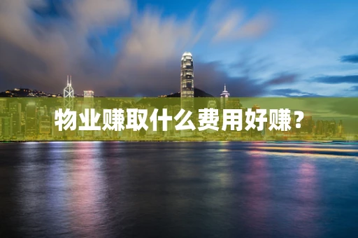 物业赚取什么费用好赚？
