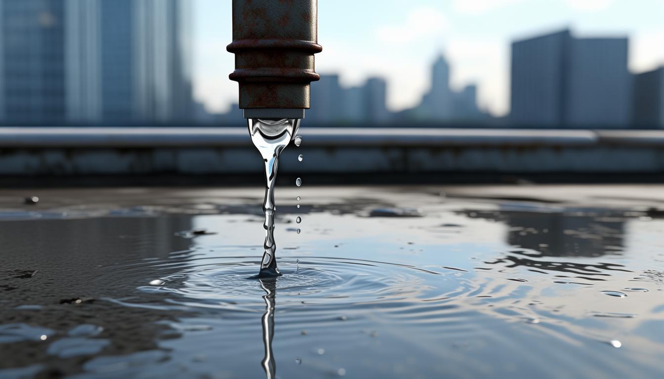 楼顶水管漏水要找物业吗？