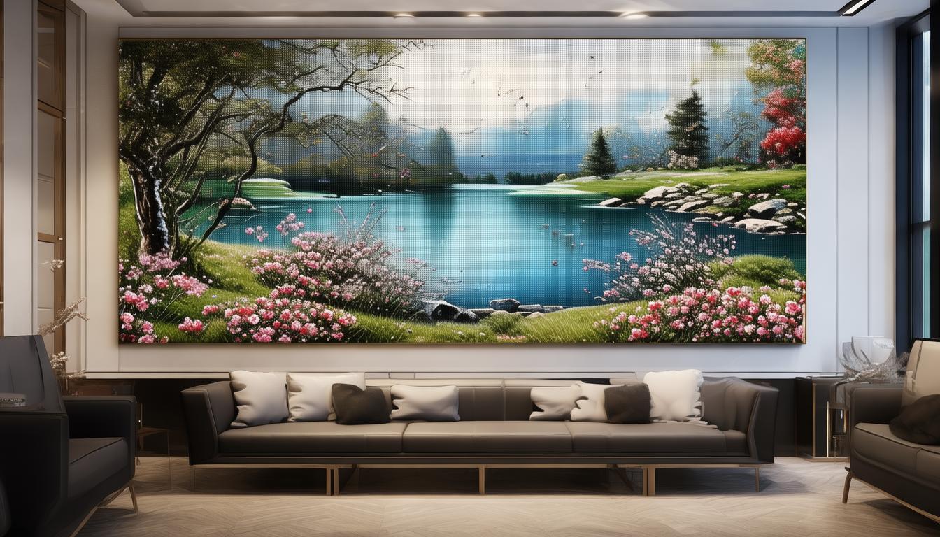 物业办公室该挂什么钻石画？